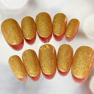 One Color & One Art Press On Nail Design